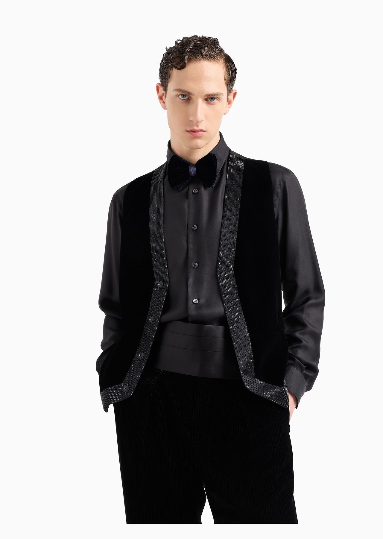 Silk tuxedo cummerbund - 3