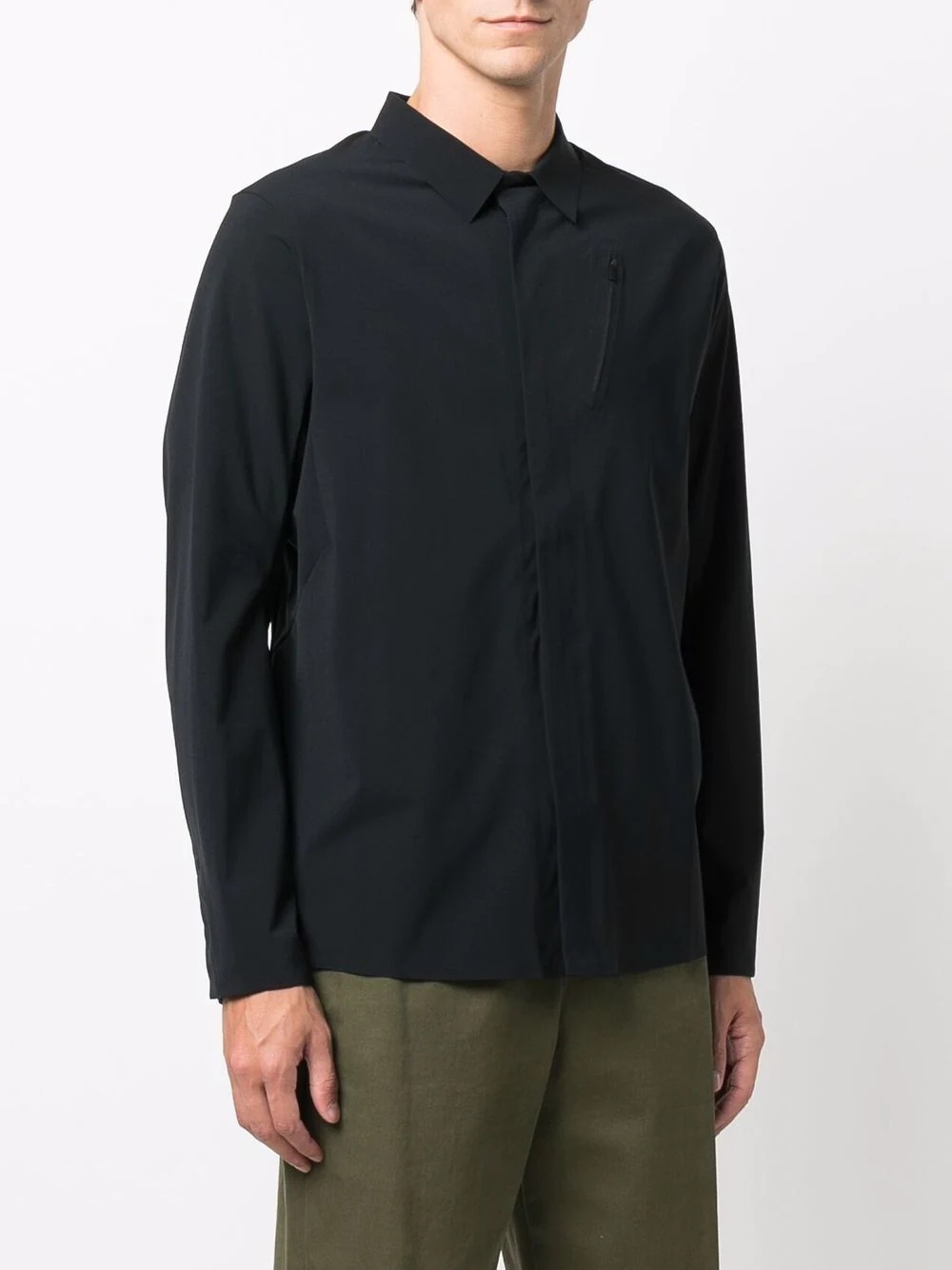 zip detail shirt - 3