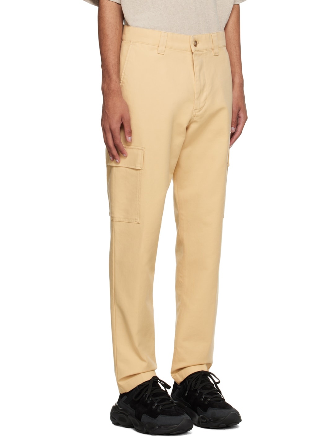 Beige Armie Cargo Pants - 2