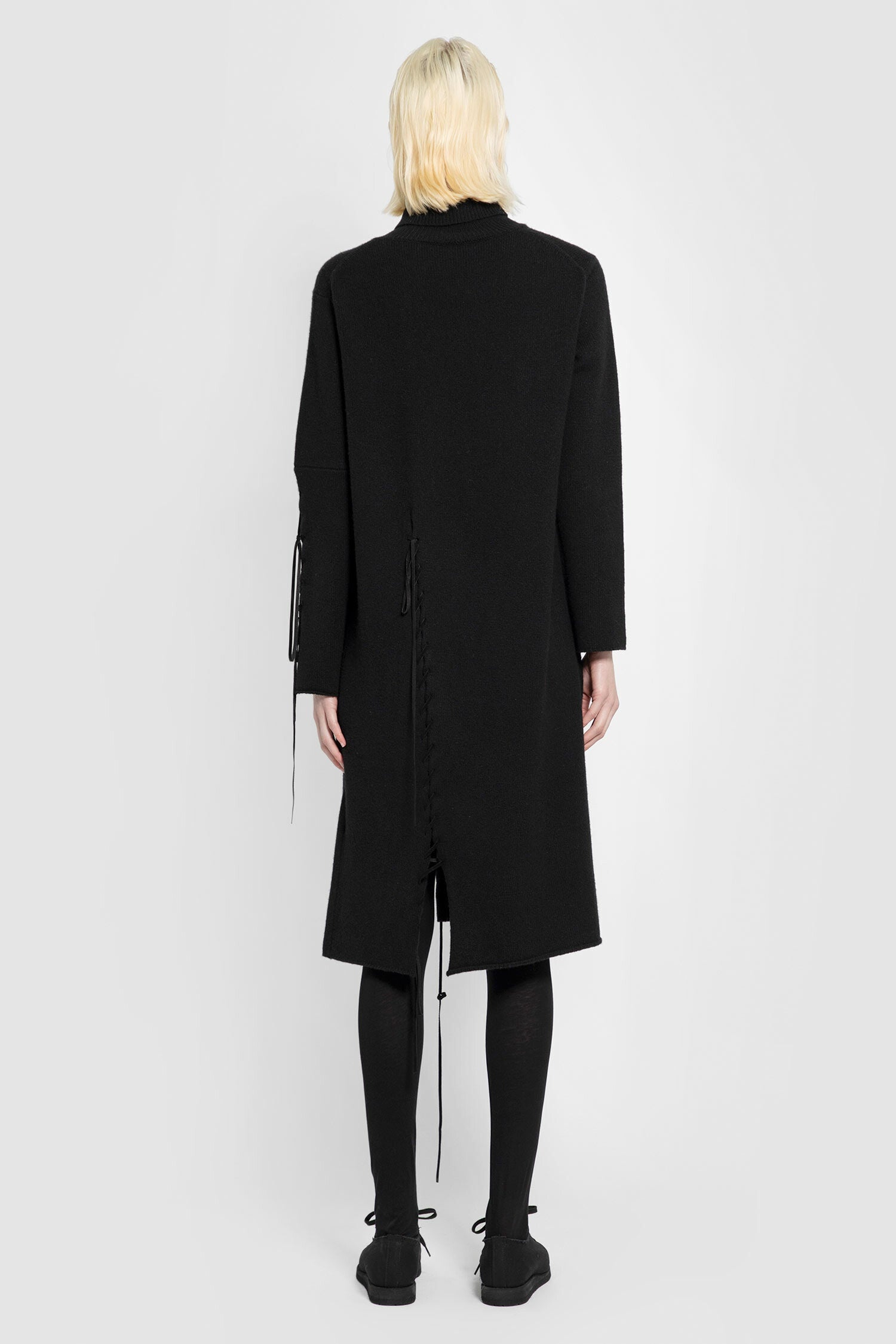 YOHJI YAMAMOTO WOMAN BLACK KNITWEAR - 3