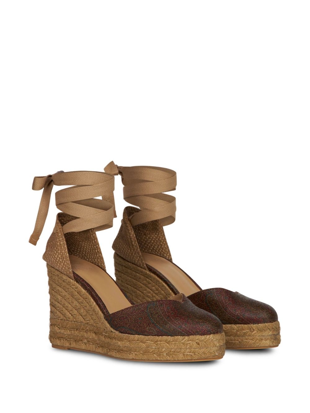 paisley-print espadrilles - 2