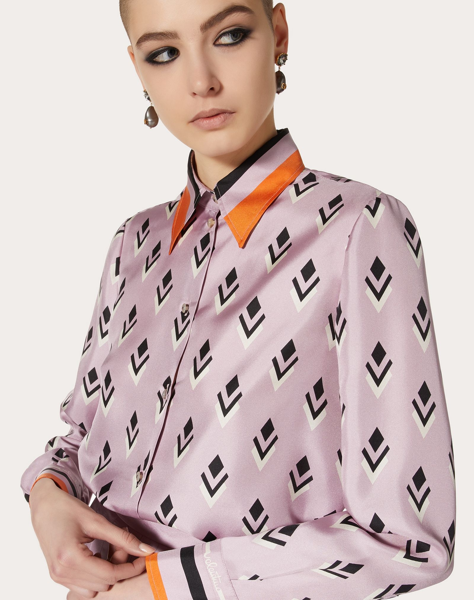 Printed Twill Shirt - 5