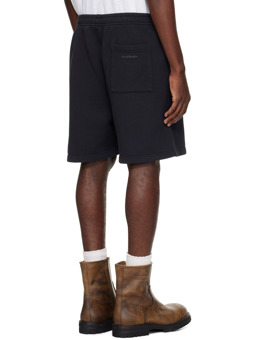 Black Fleece Shorts - 3