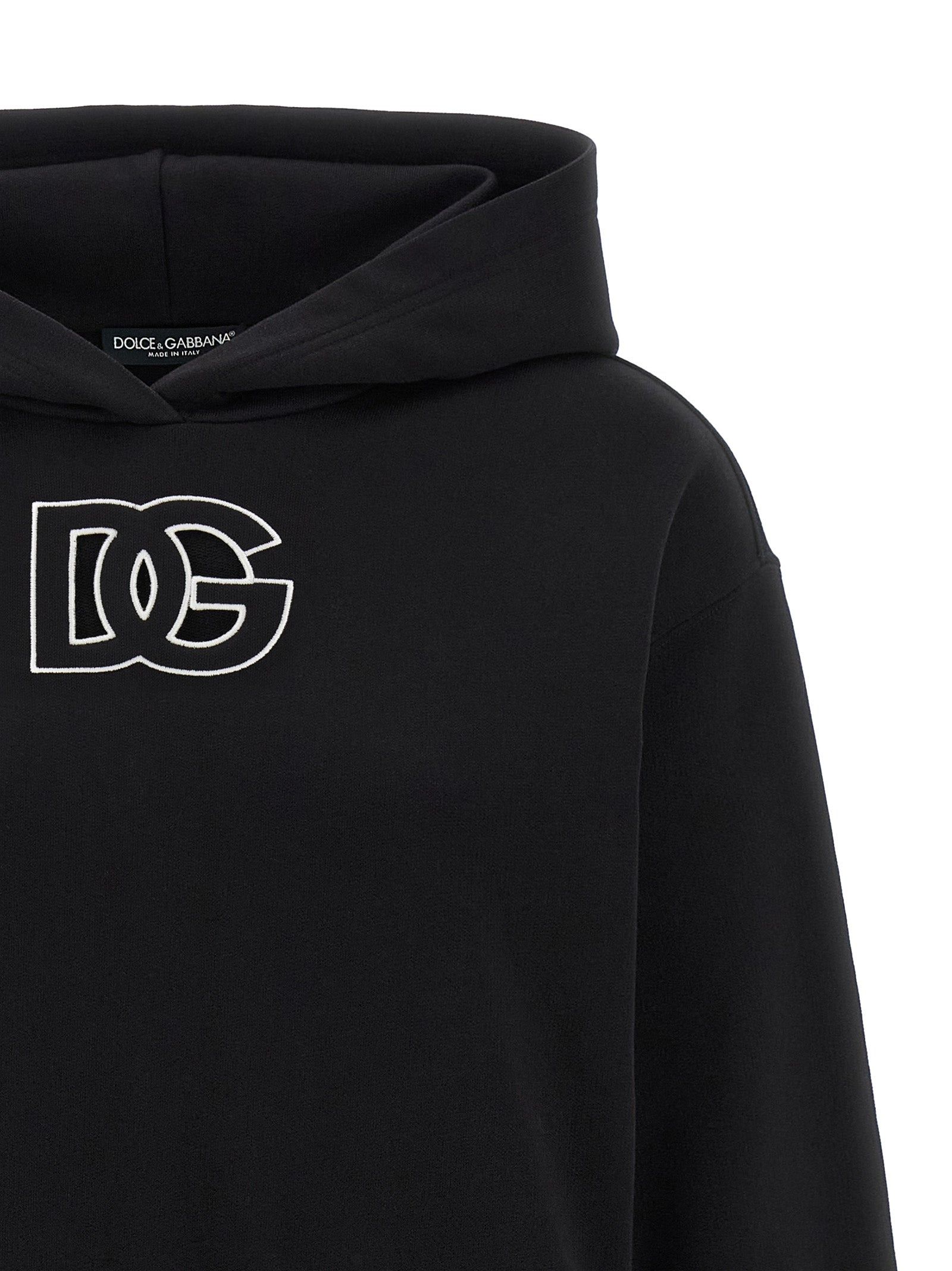 Embroidery Sweatshirt Black - 3
