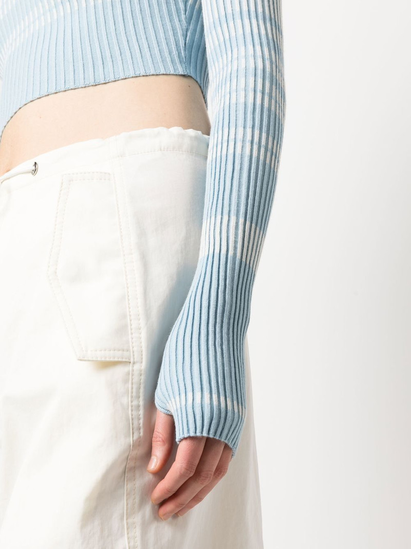 striped cropped jumper 5