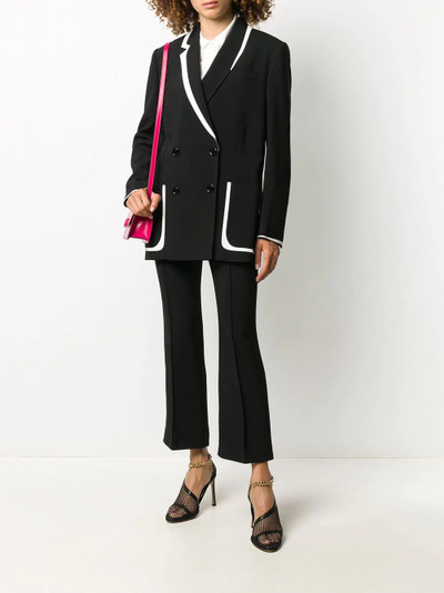 FENDI crease-detailing flared trousers outlook