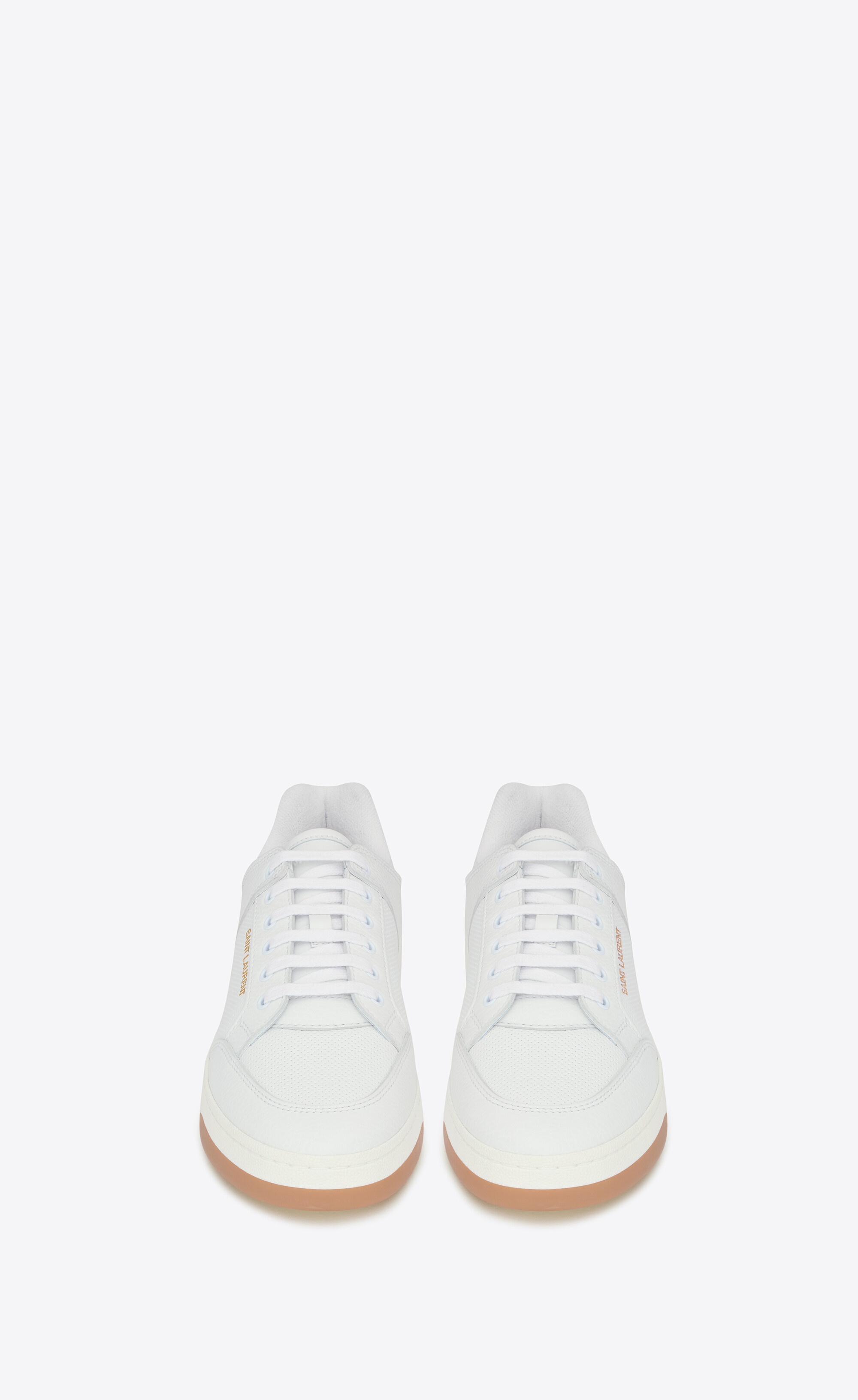 COURT CLASSIC SL/39 mid-top sneakers in grained leather, Saint Laurent