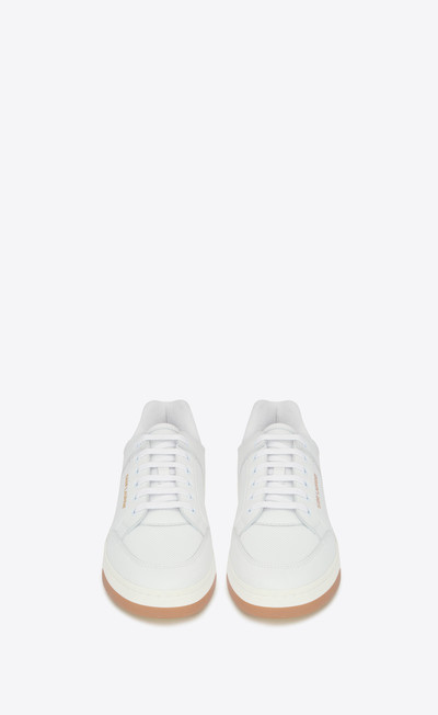 SAINT LAURENT sl/61 low-top sneakers in smooth and grained leather outlook