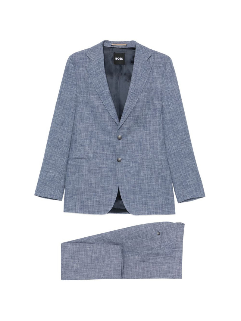 Huge two-piece blue suit 1