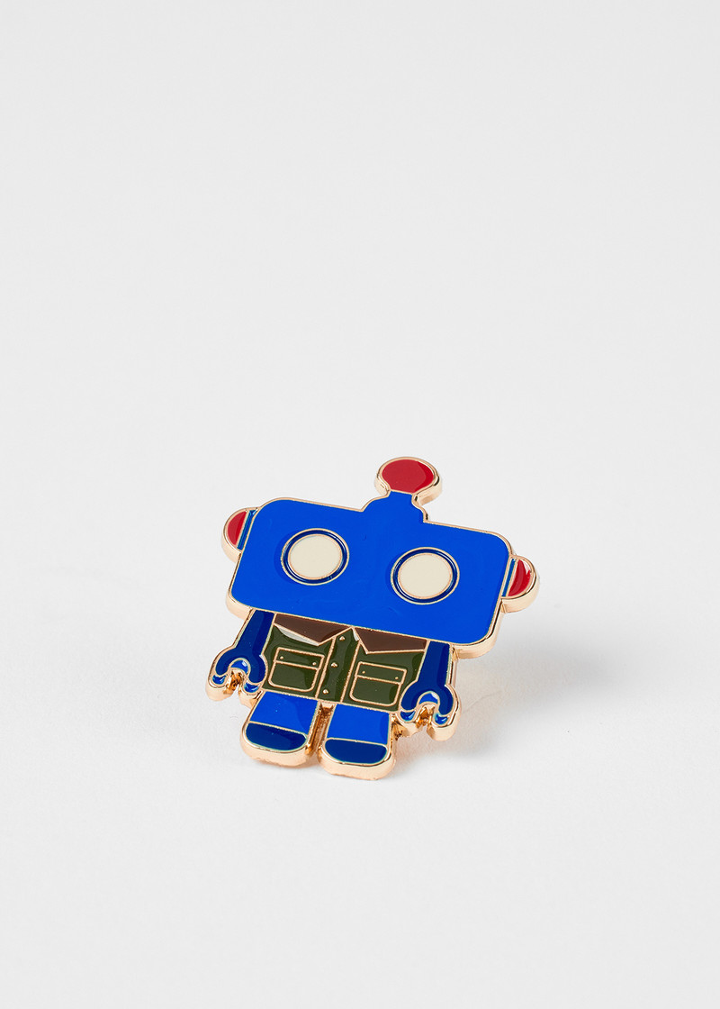 Paul Smith loves Barbour - Robot Pin Badge 1