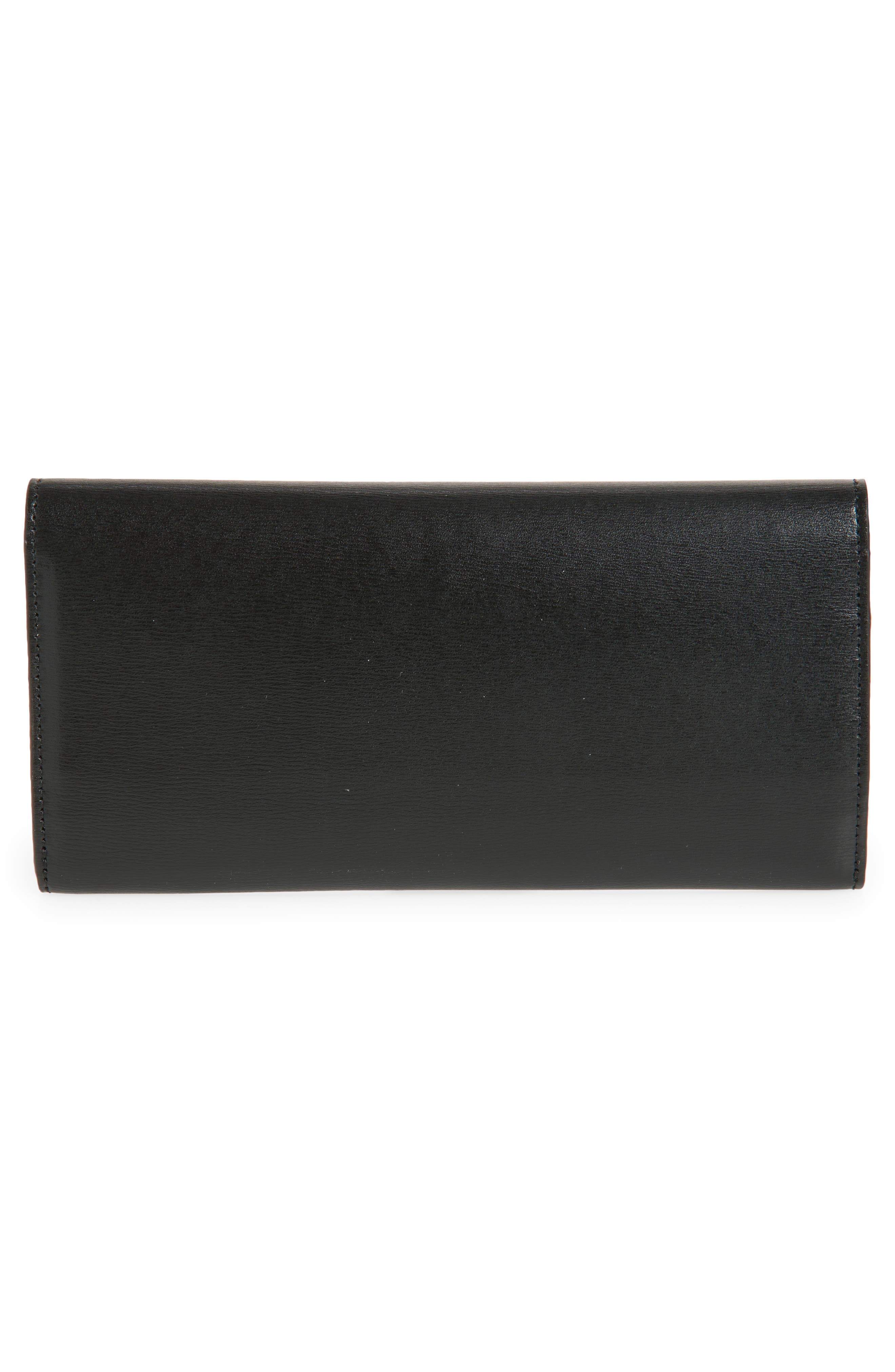 TOTEME T-Lock Leather Wallet in Black at Nordstrom - 3