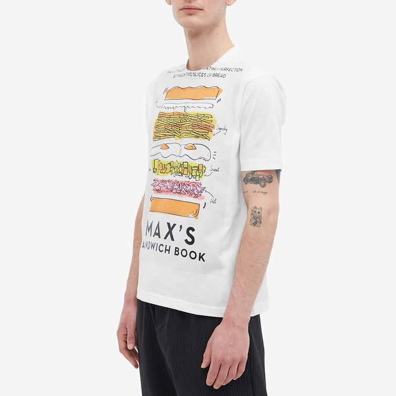 Junya Watanabe MAN Junya Watanabe MAN X Max's Sandwiches Tee outlook
