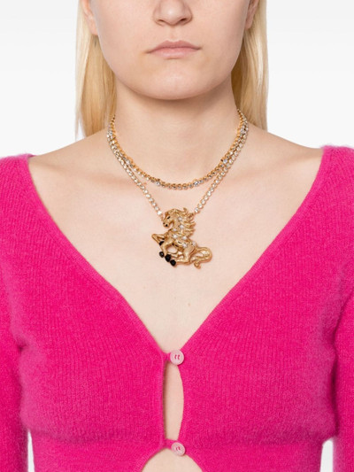 Marni crystal-embellished pendant necklace outlook