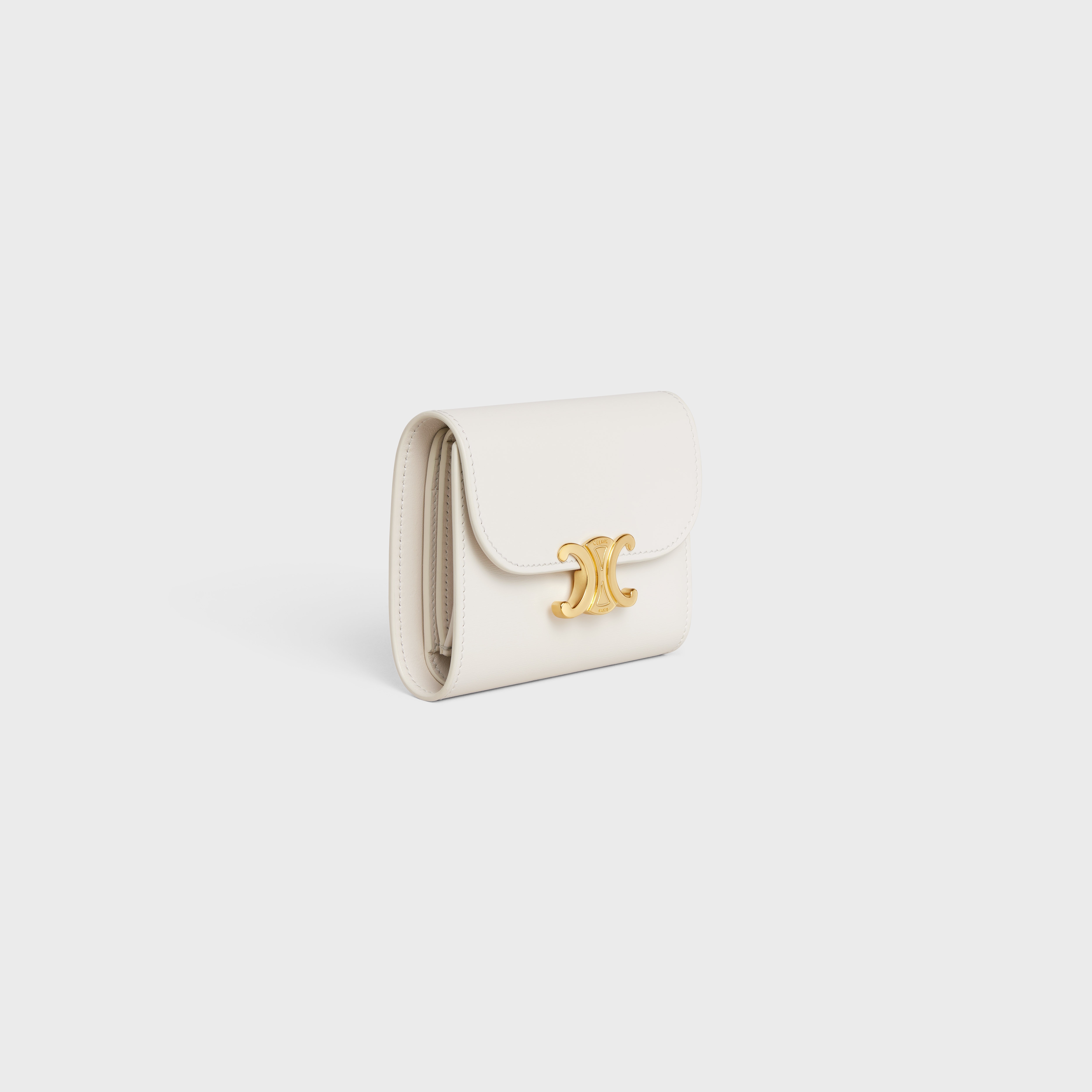 Small Wallet TRIOMPHE in Shiny calfskin - 2