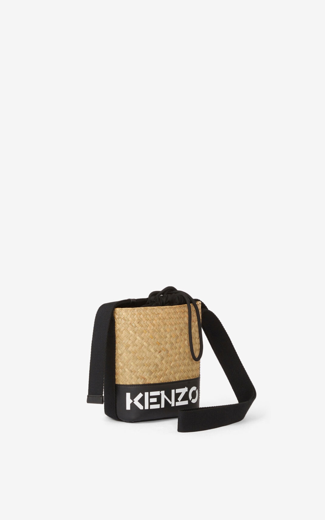 Raffia KENZO logo tote bag - 3