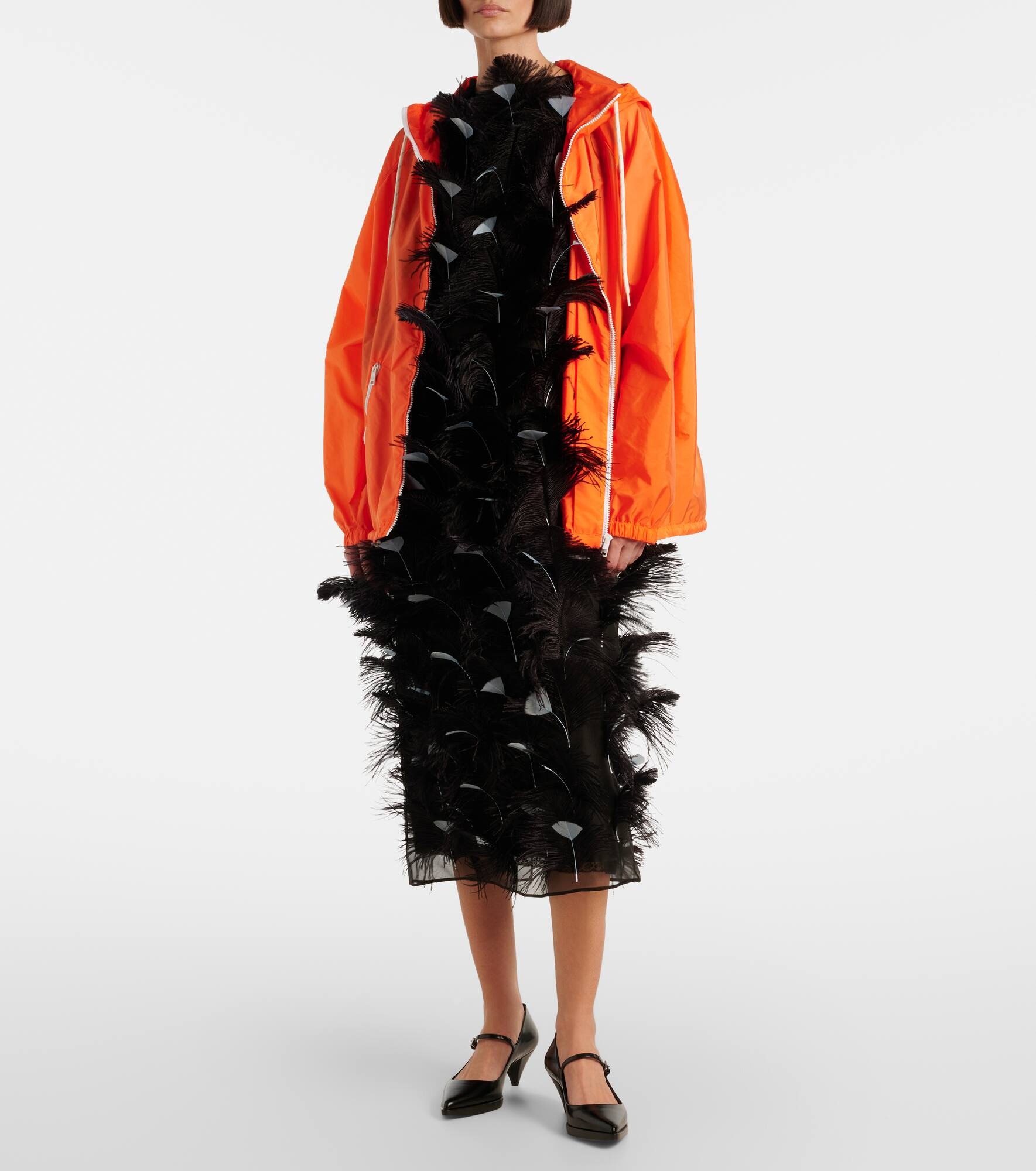 Re-Nylon raincoat - 2