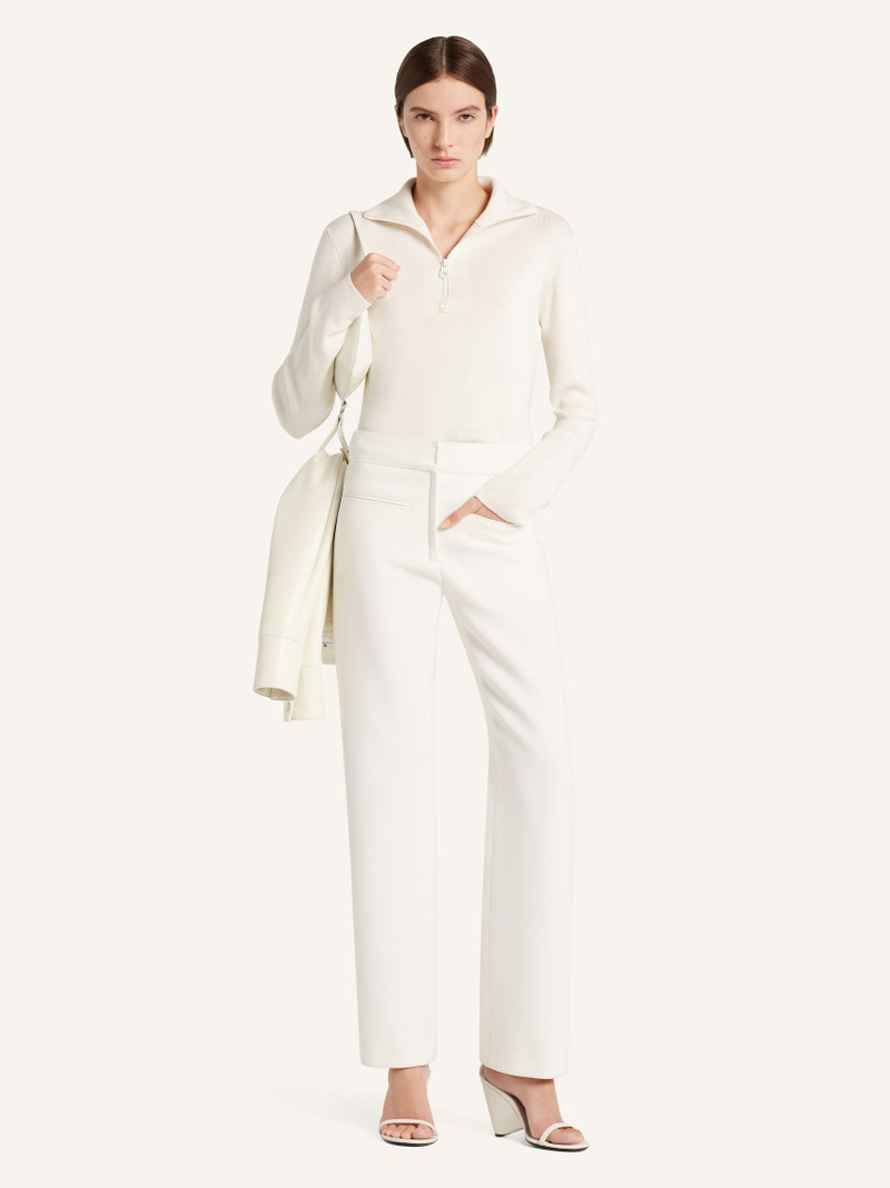 courrèges ZIPPED MOCKNECK SWEATER outlook