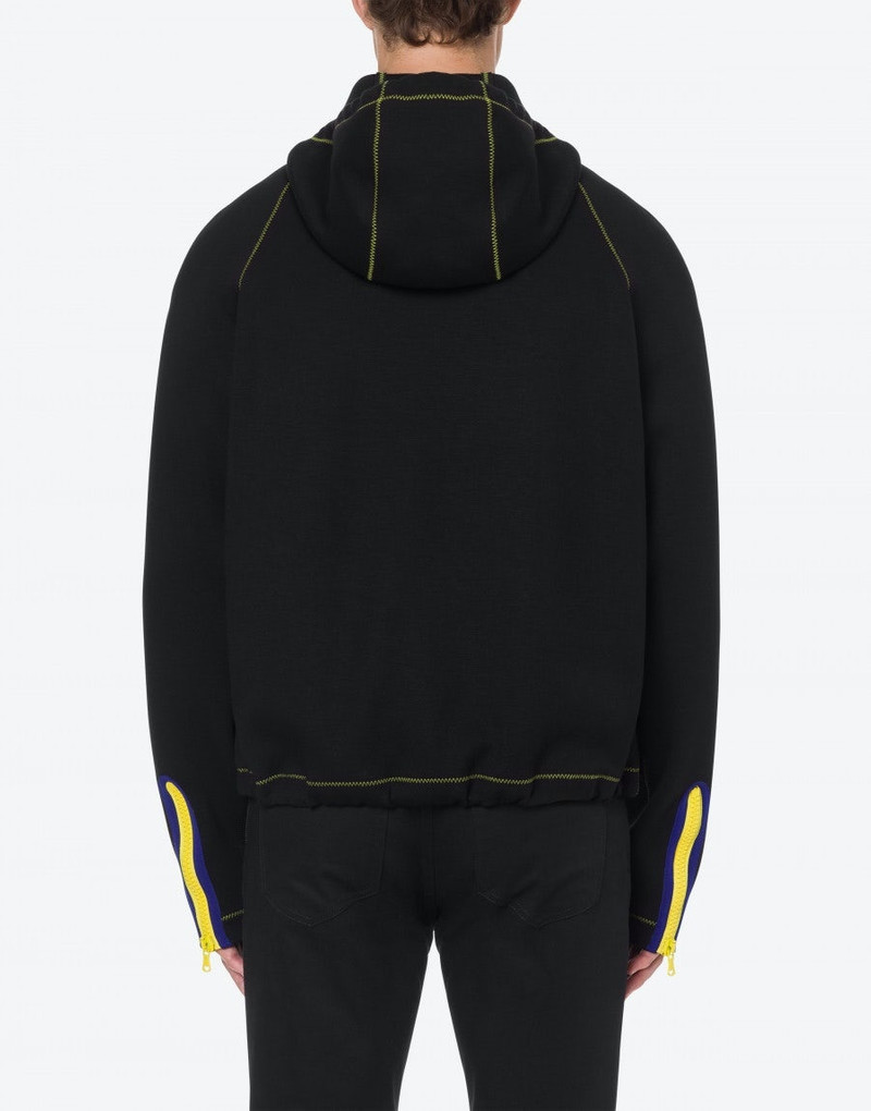 REFLECTIVE LOGO NEOPRENE SWEATSHIRT 3