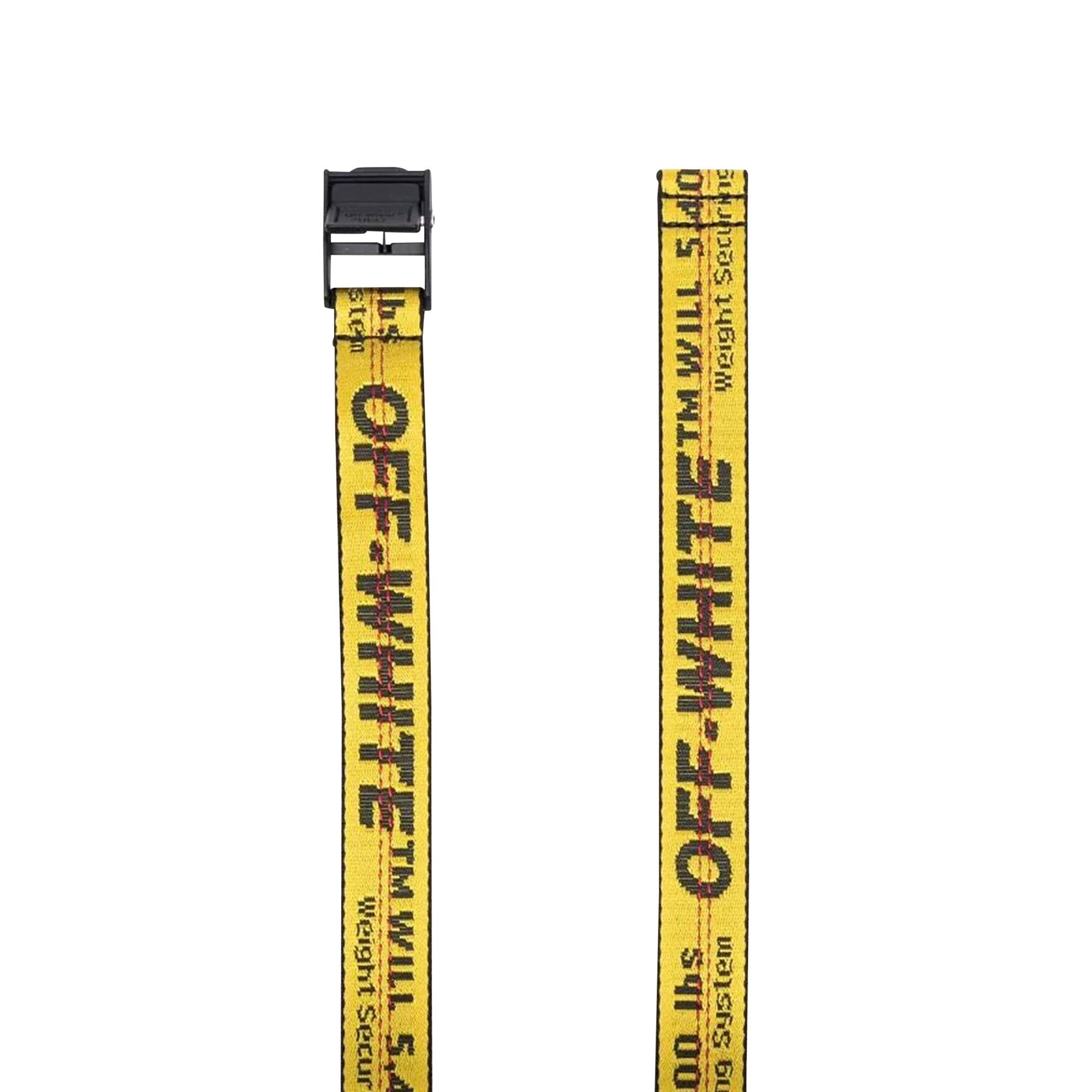 Off-White Mini Industrial Belt 'Yellow/Black' - 2