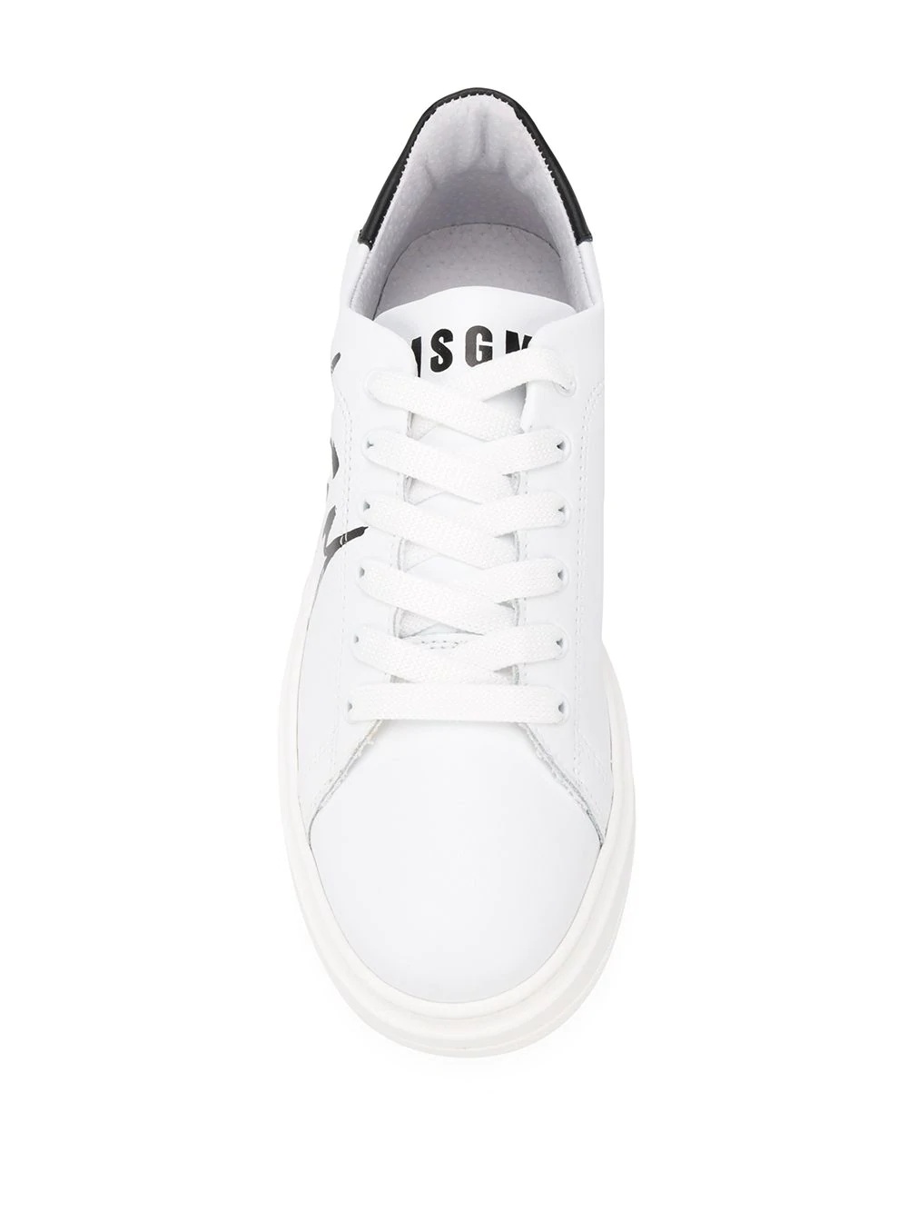 logo-print low-top trainers - 4