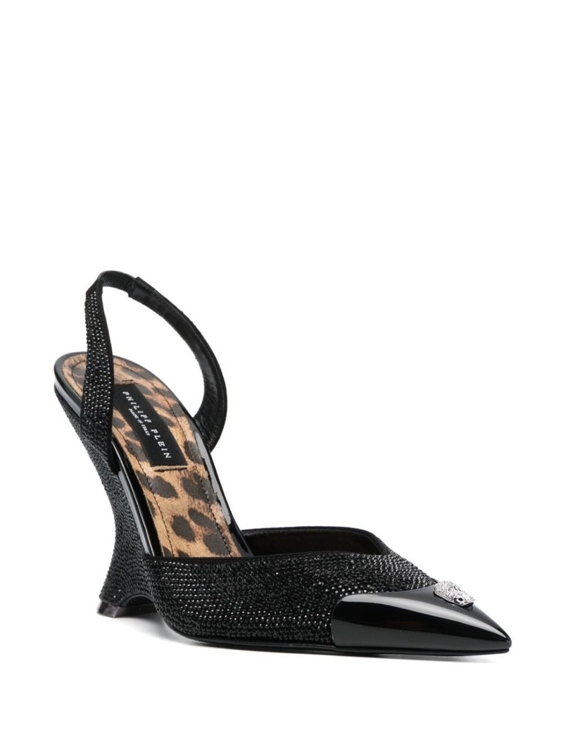PHILIPP PLEIN Decollete 105mm crystal-embellished pumps outlook
