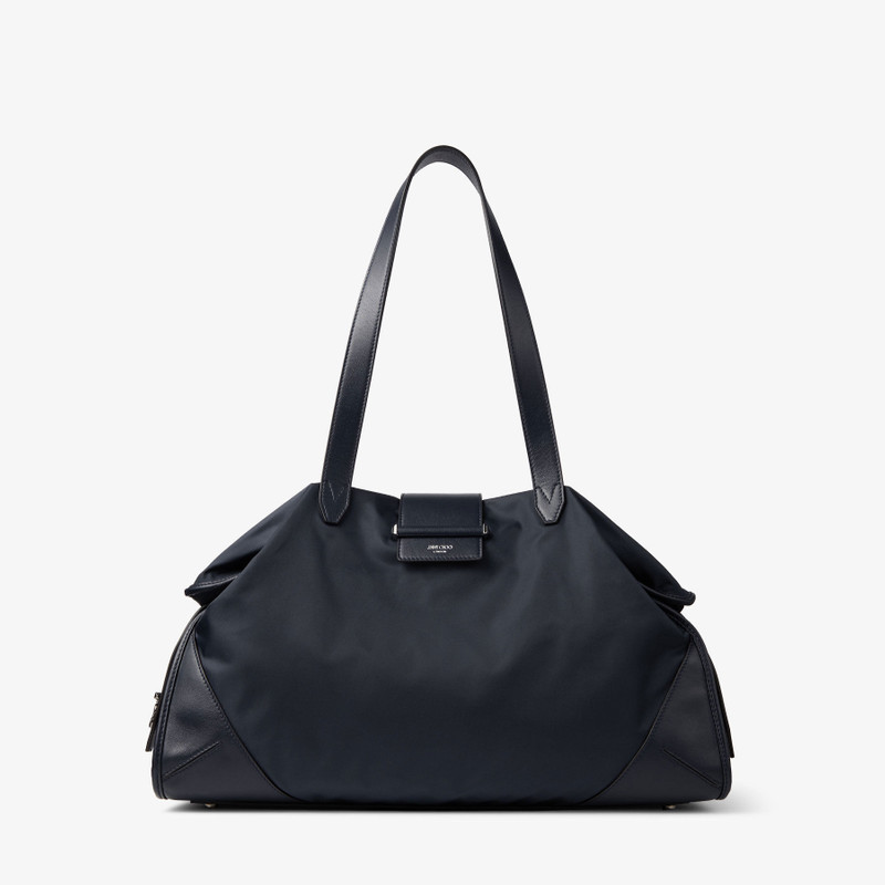 Bar Holdall Large Marine Nylon Holdall with Smooth Calf Leather Trim 1
