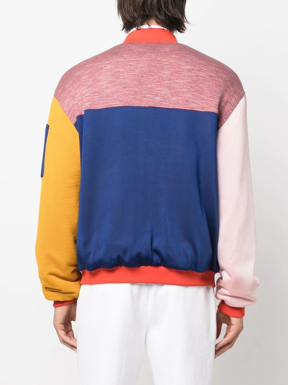 colour-block bomber jacket - 4