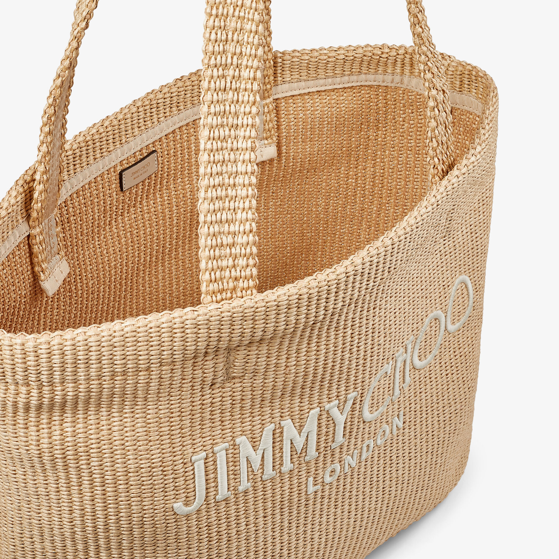 Beach Tote E/W
Natural Raffia Embroidered Tote Bag - 4