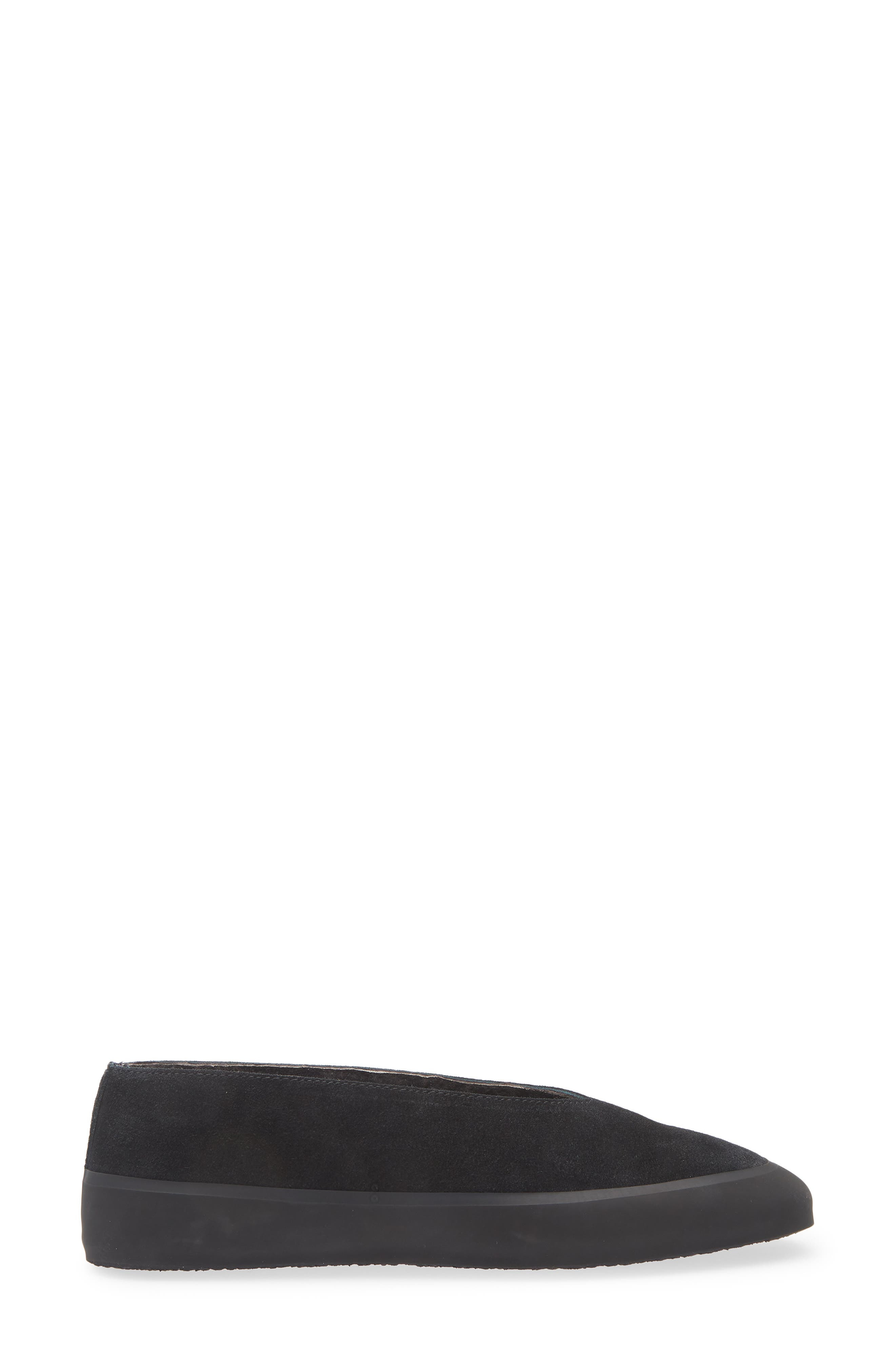 Le Monde Beryl Après Ski Genuine Shearling Lined Ballet Flat in Black at Nordstrom - 3