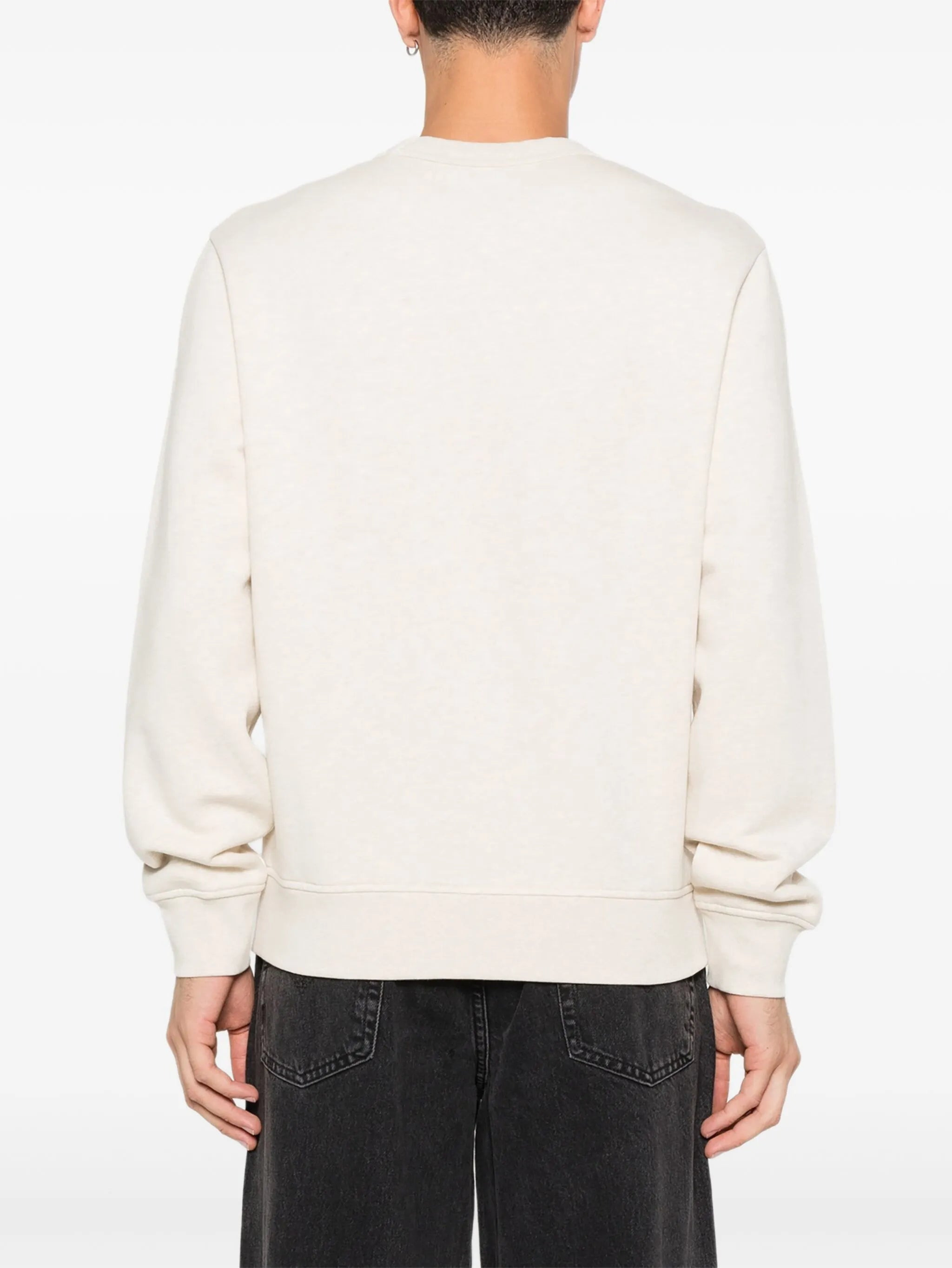 A.p.c. Logo-print Crew Neck Sweatshirt - 4