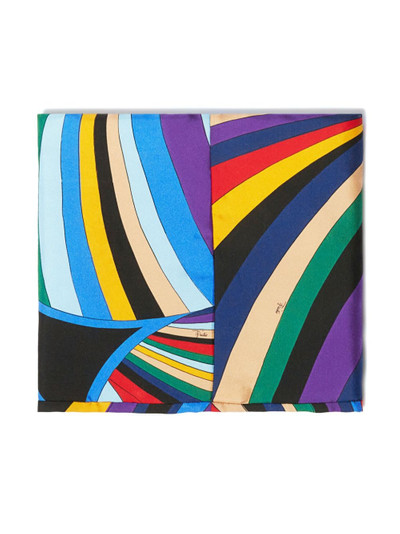 PUCCI Iride-print silk snood scarf outlook