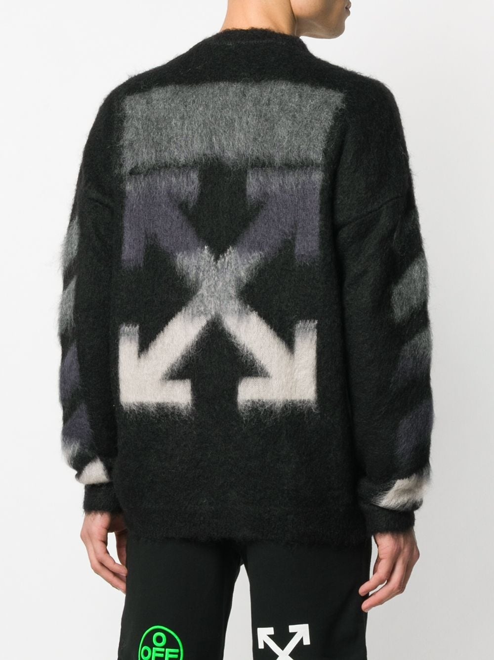 Diagonal Arrows knitted jumper - 4