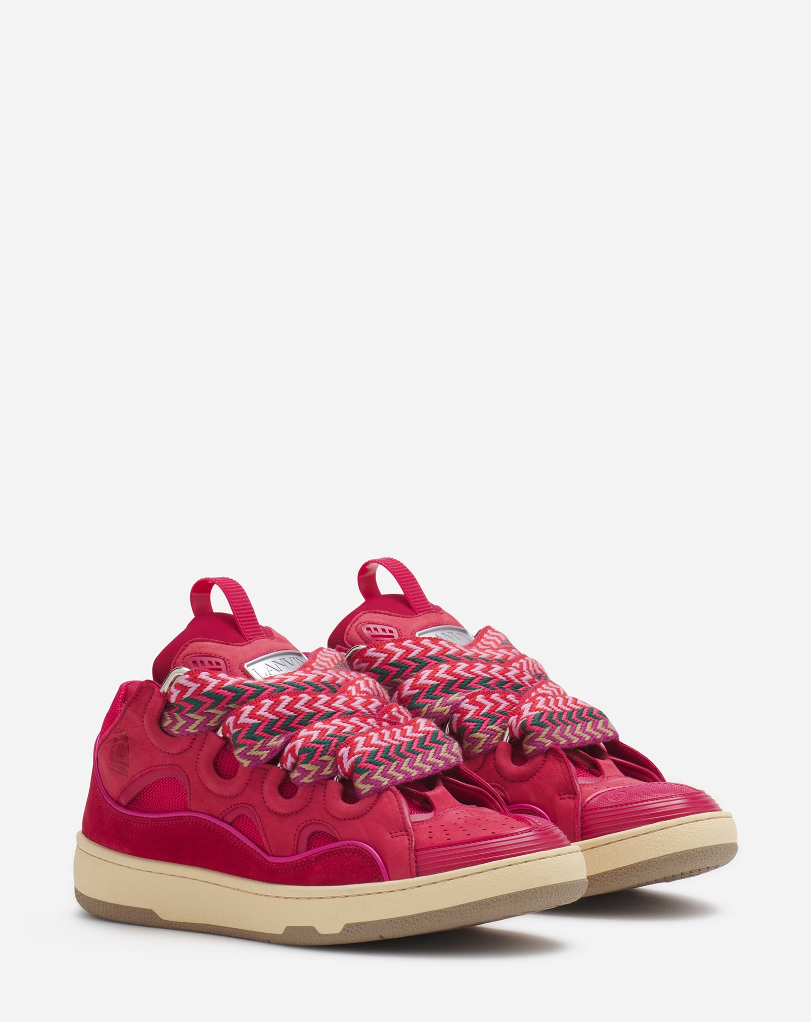 LEATHER CURB SNEAKERS - 2