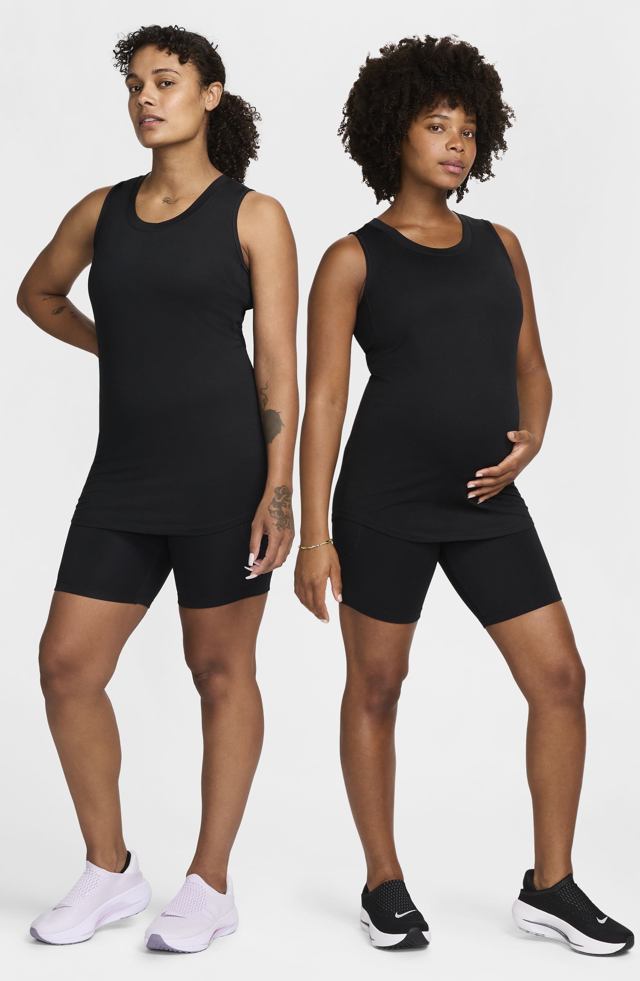 Nike One Magic Dri-FIT Maternity Slim Fit Tank in Black at Nordstrom - 2