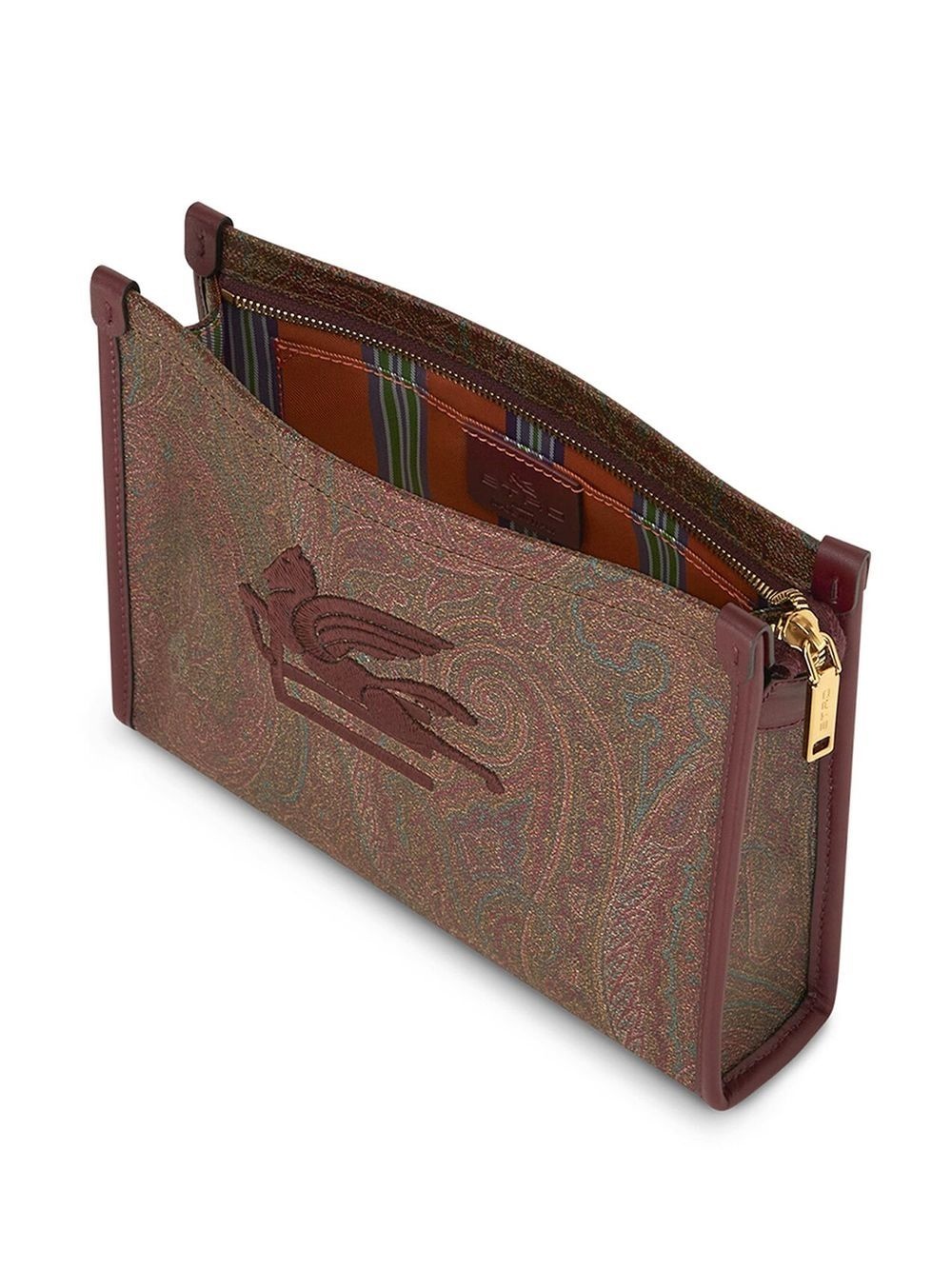 paisley-print logo wallet - 4