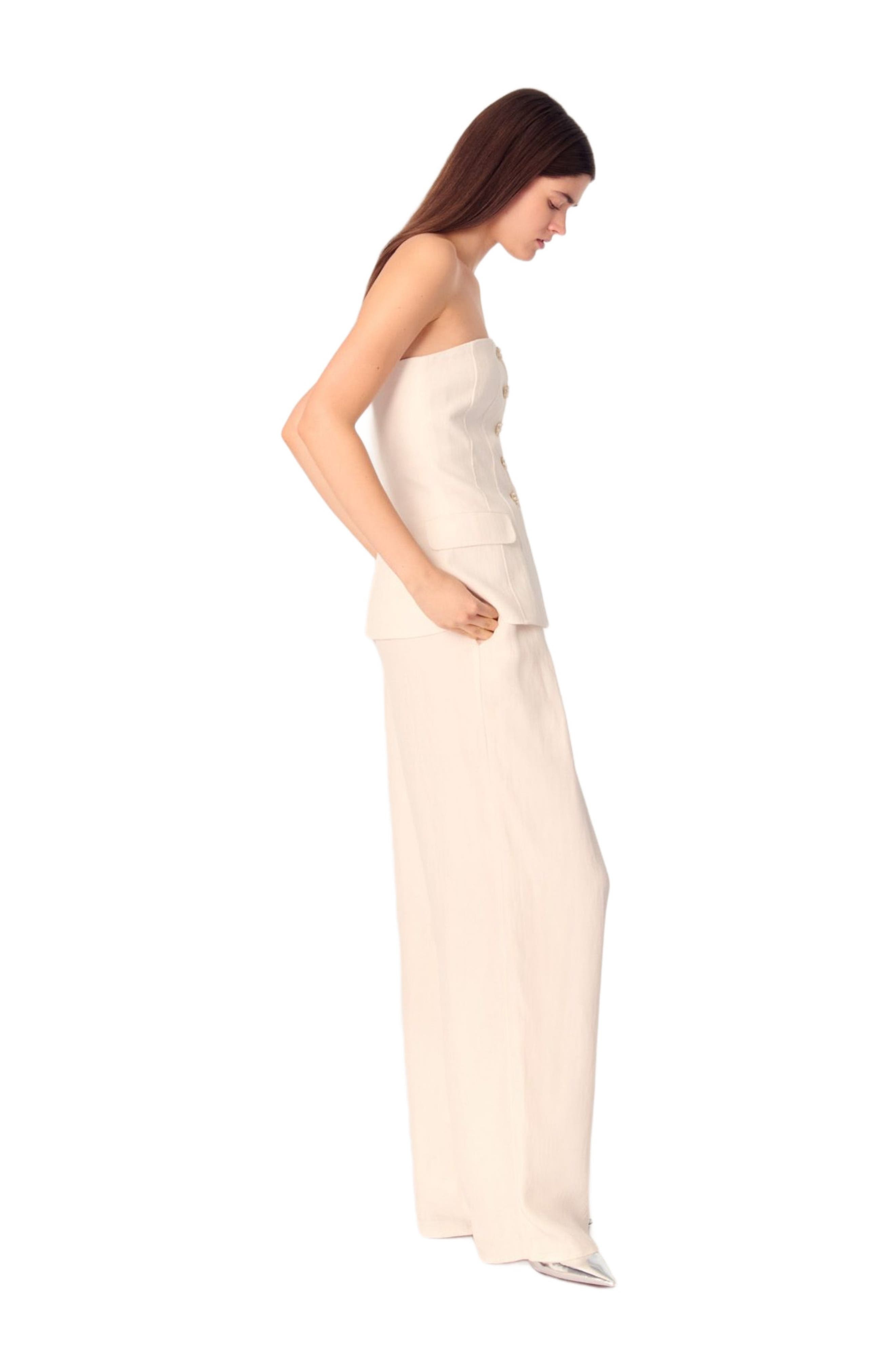 maje Bustier top in Ecru at Nordstrom - 3
