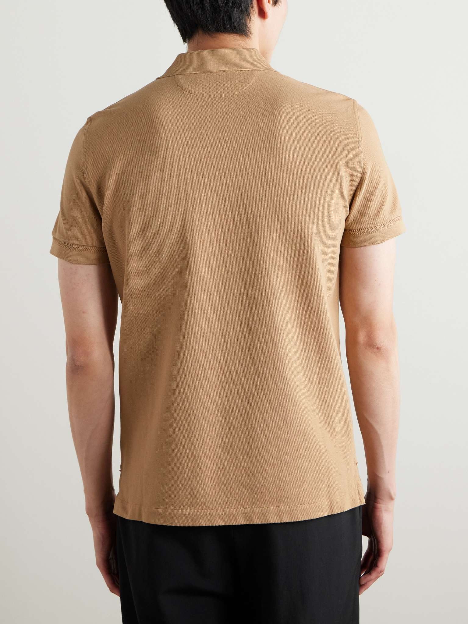 Garment-Dyed Cotton-Piqué Polo Shirt - 4