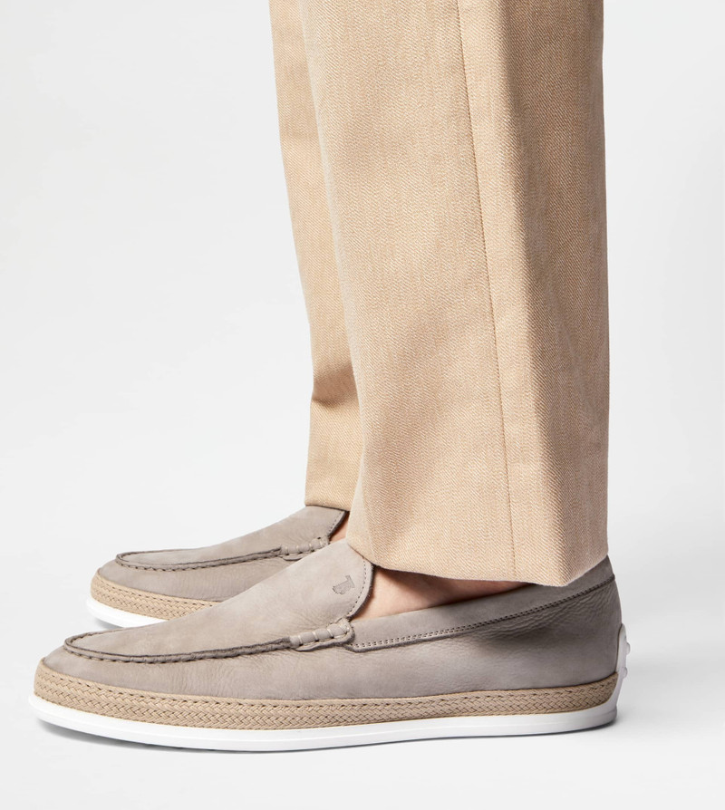Tod's SLIP-ONS IN NUBUCK - BEIGE outlook