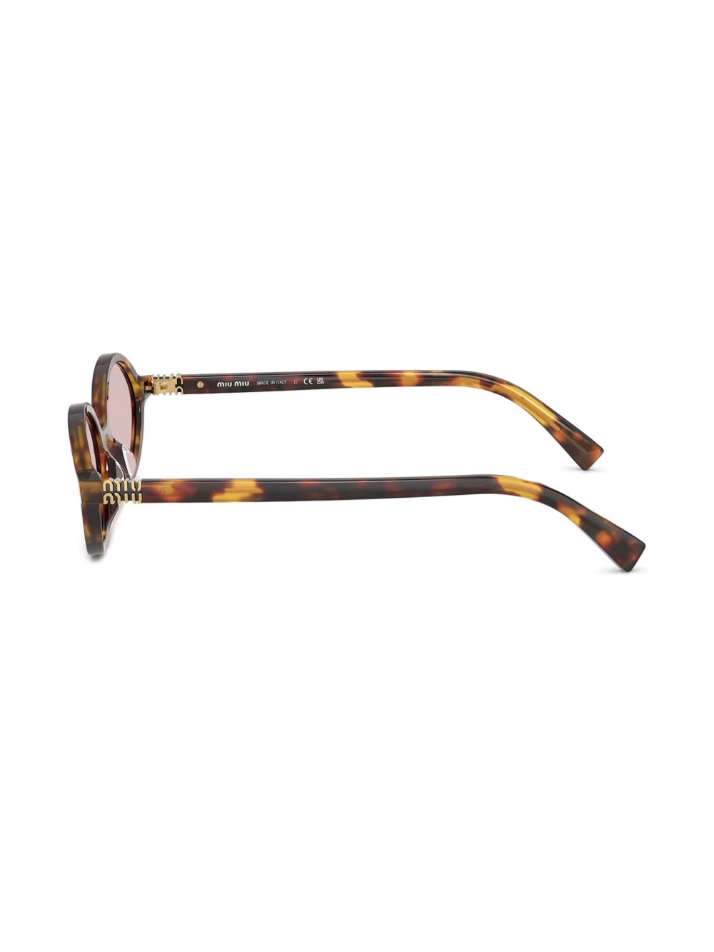 oval frame sunglasses - 3