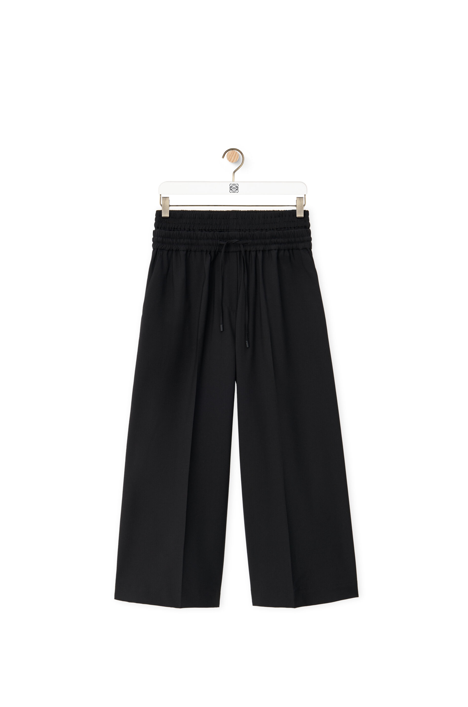 Cropped trousers in wool - 1