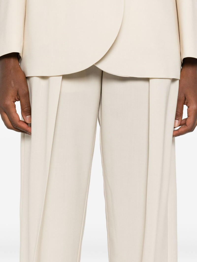pleated wide-leg trousers 5