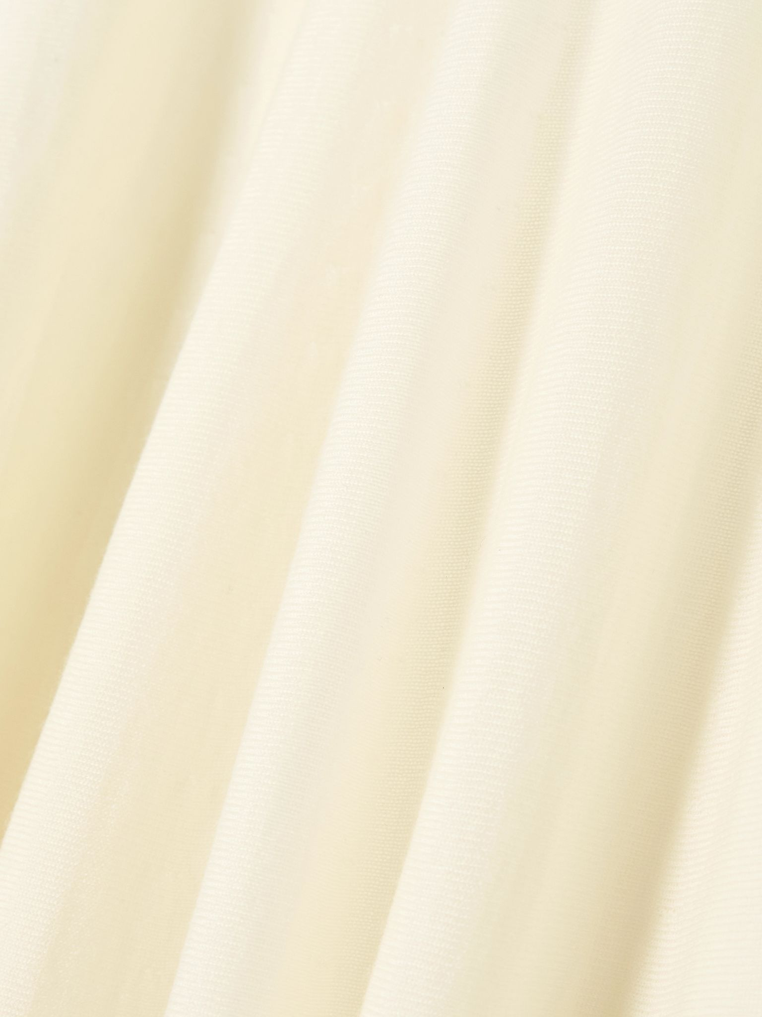 Pleated wool maxi skirt White - 4