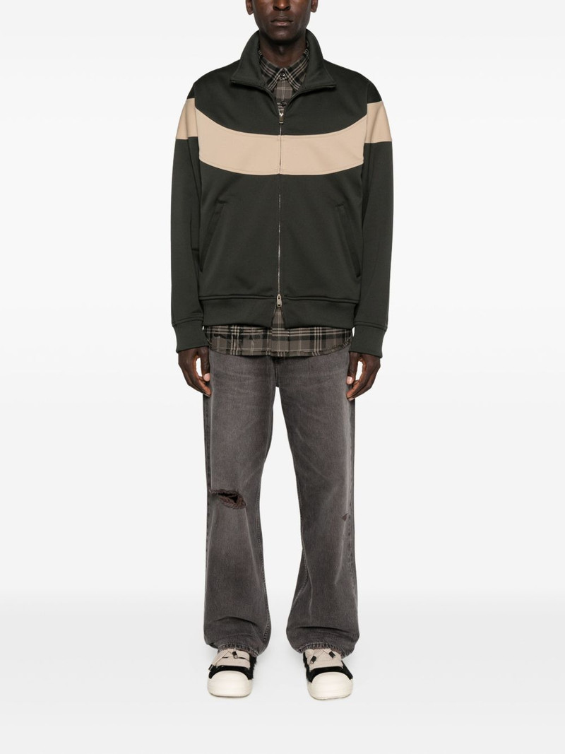 mastermind JAPAN panelled zip-up track jacket outlook