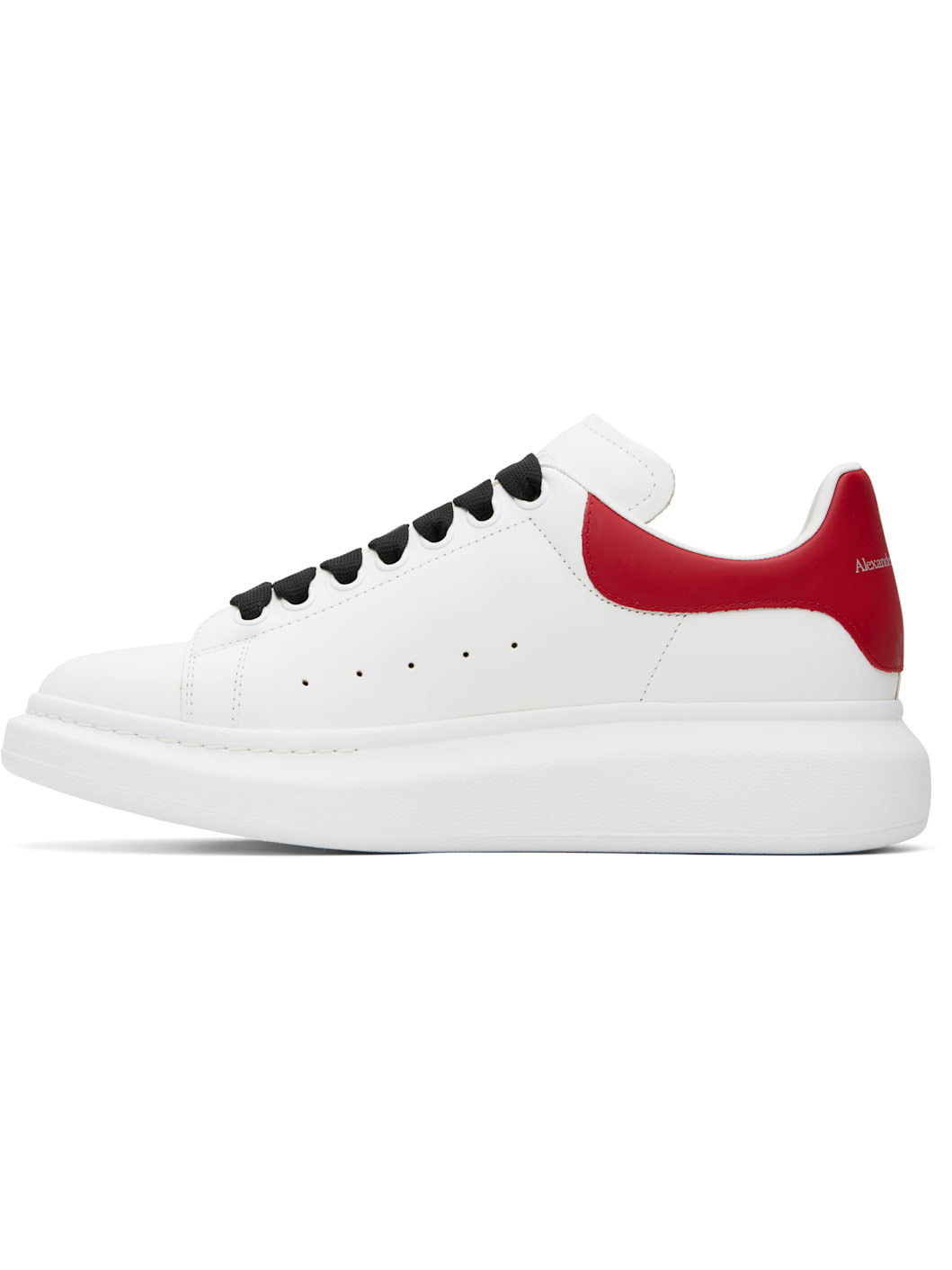 White & Red Oversized Sneakers - 3
