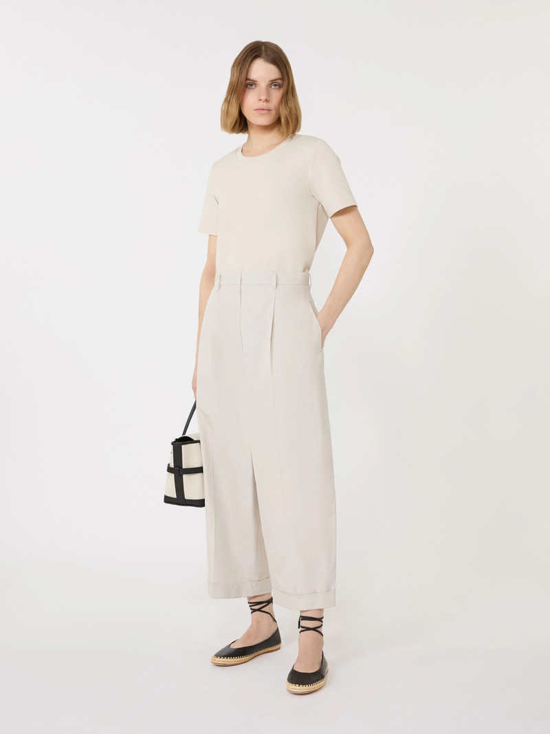 'S Max Mara NANCY Scuba jersey T-shirt - BEIGE outlook