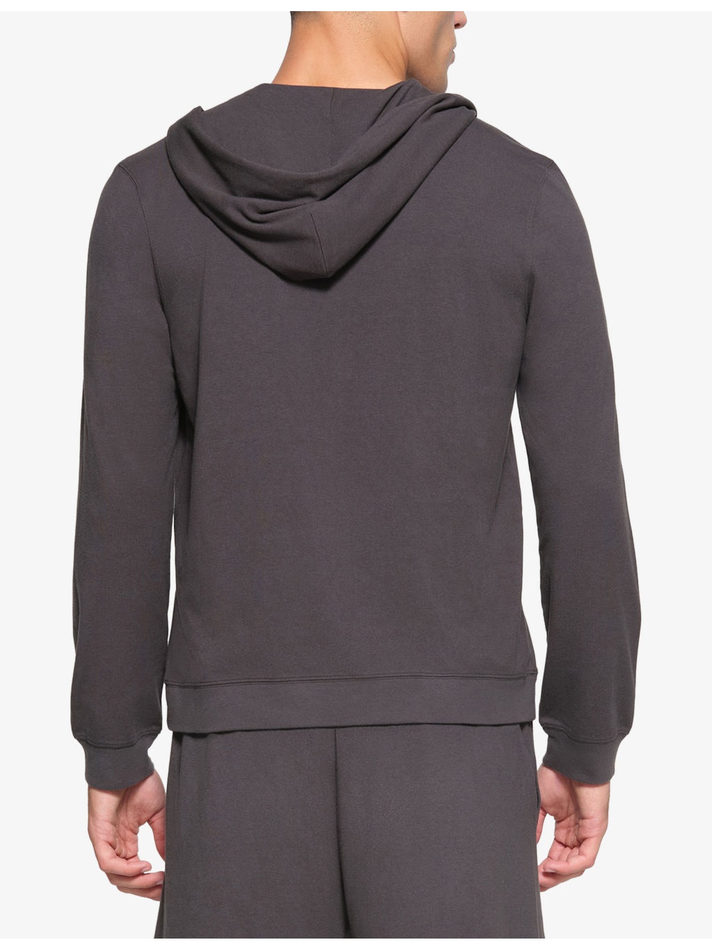 Lounge zip-up jersey hoody - 4
