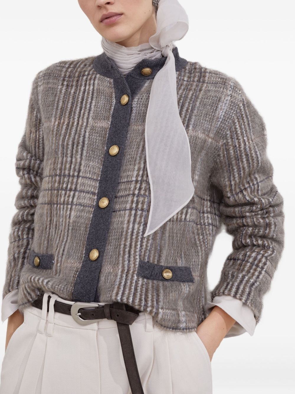 jacquard cardigan - 6