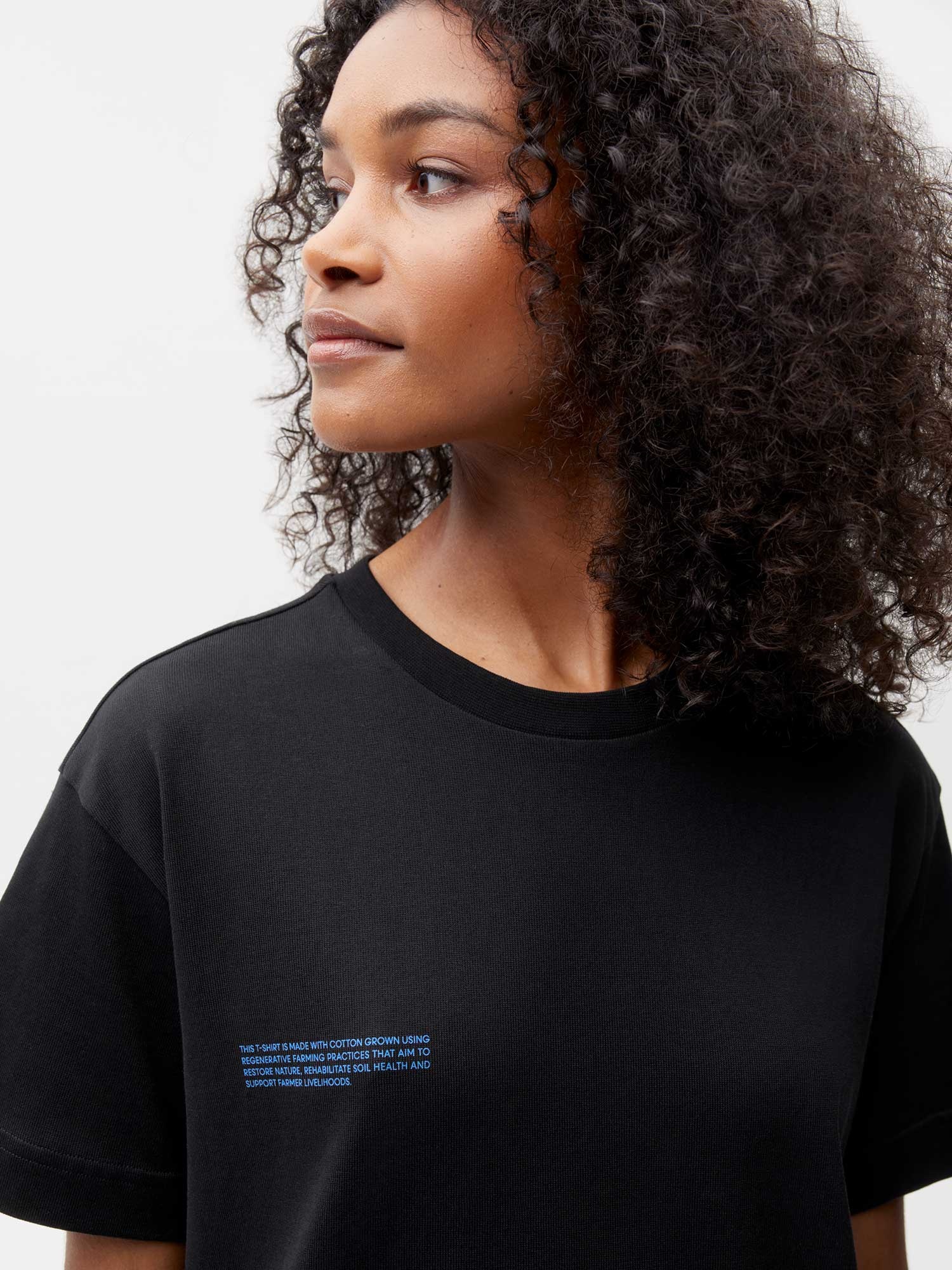 Womens In Conversion Cotton 365 T-shirt - Black - 3