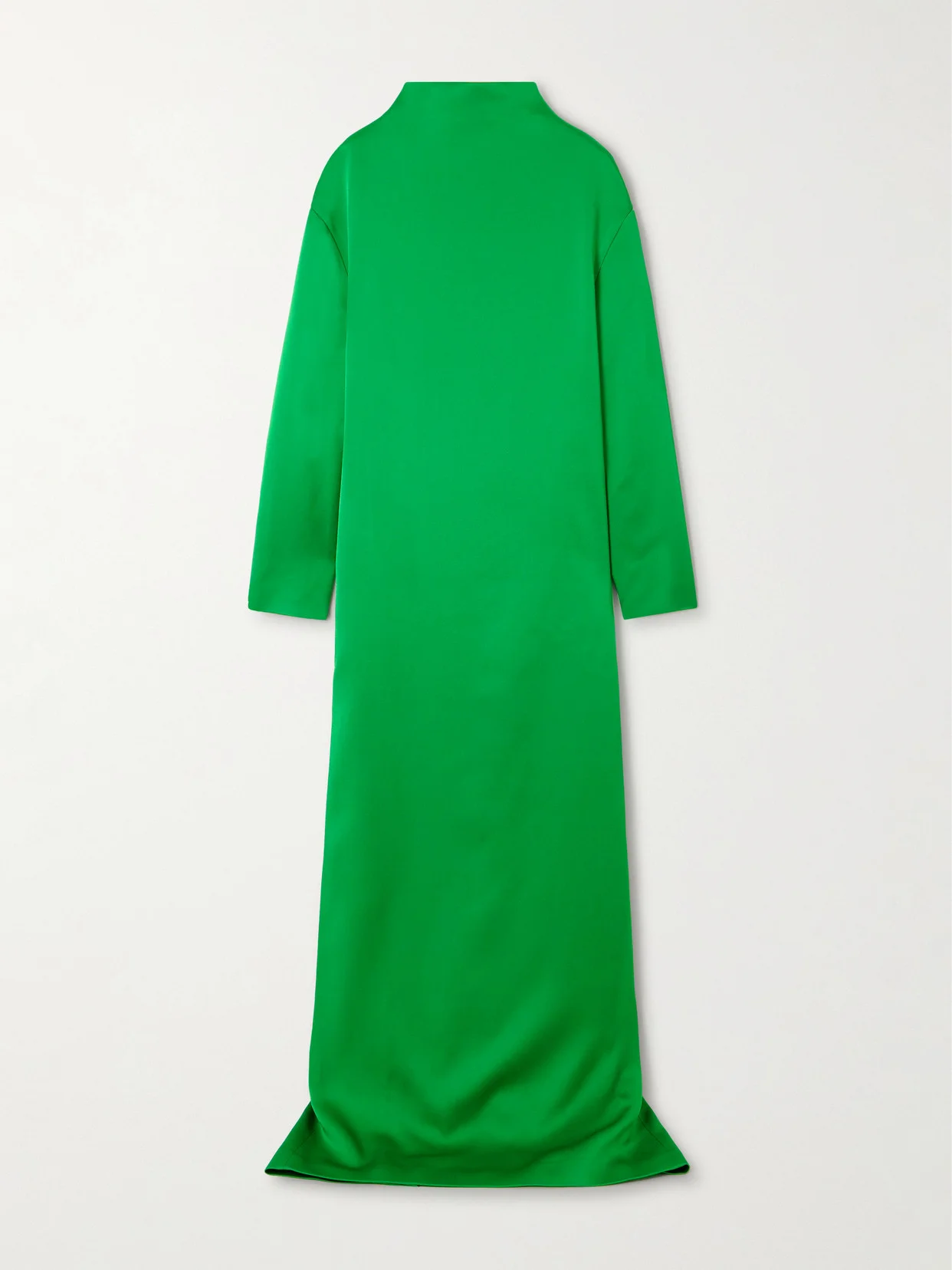 Oversized Open-back Satin-crepe Gown - 1