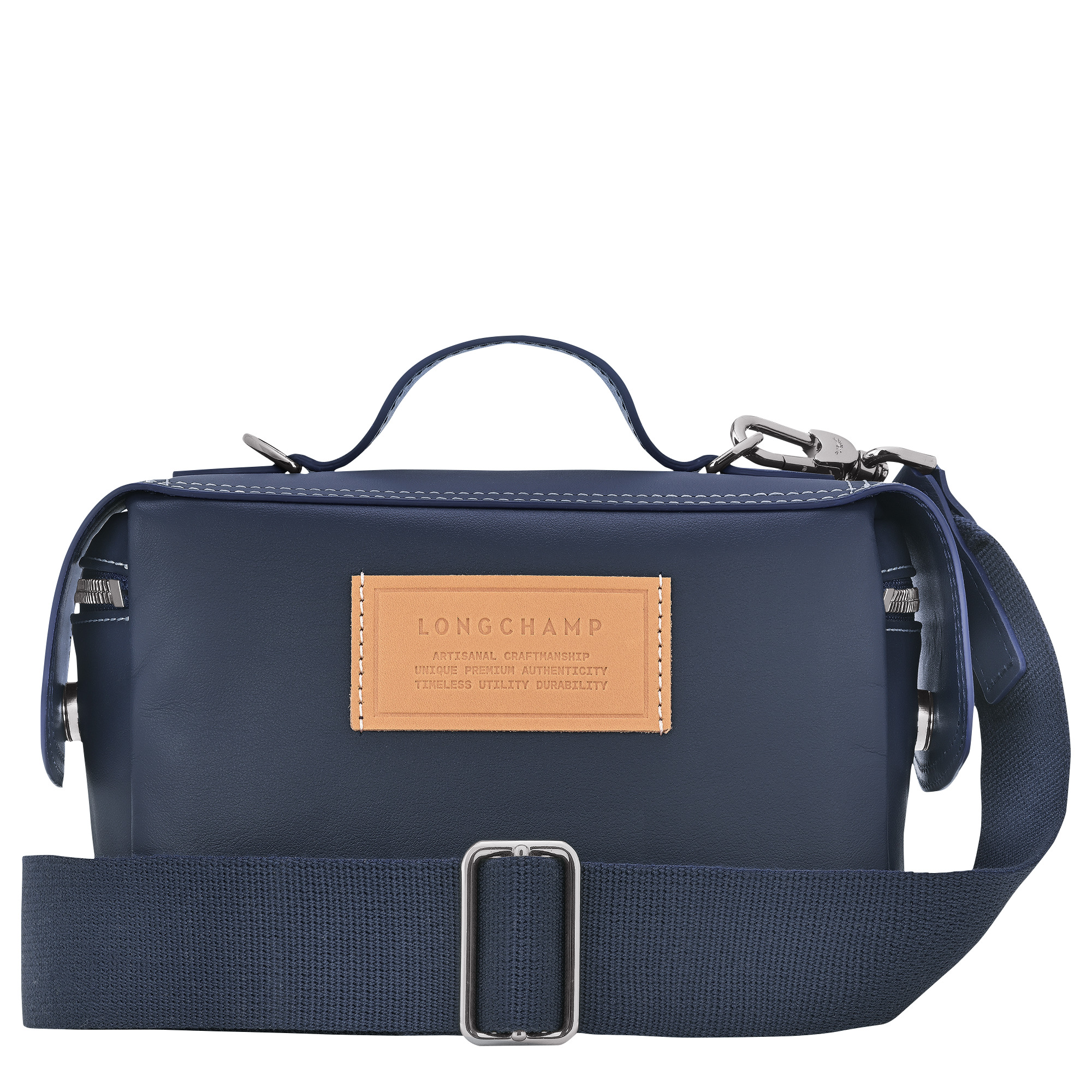Le Pliage Xtra XS Toolkit bag Navy - Leather - 4